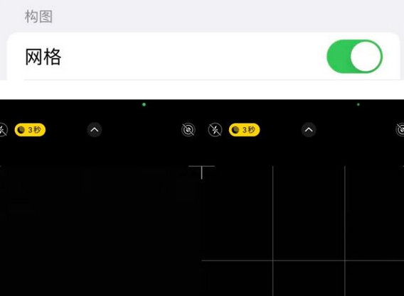 枝江苹果手机维修网点分享iPhone如何开启九宫格构图功能